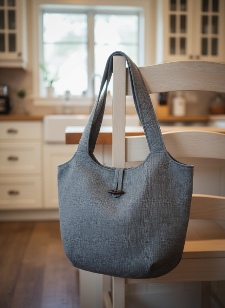 CEDR Taška letní 49x32cm knoflík zip uvnitř -  jednobarevná