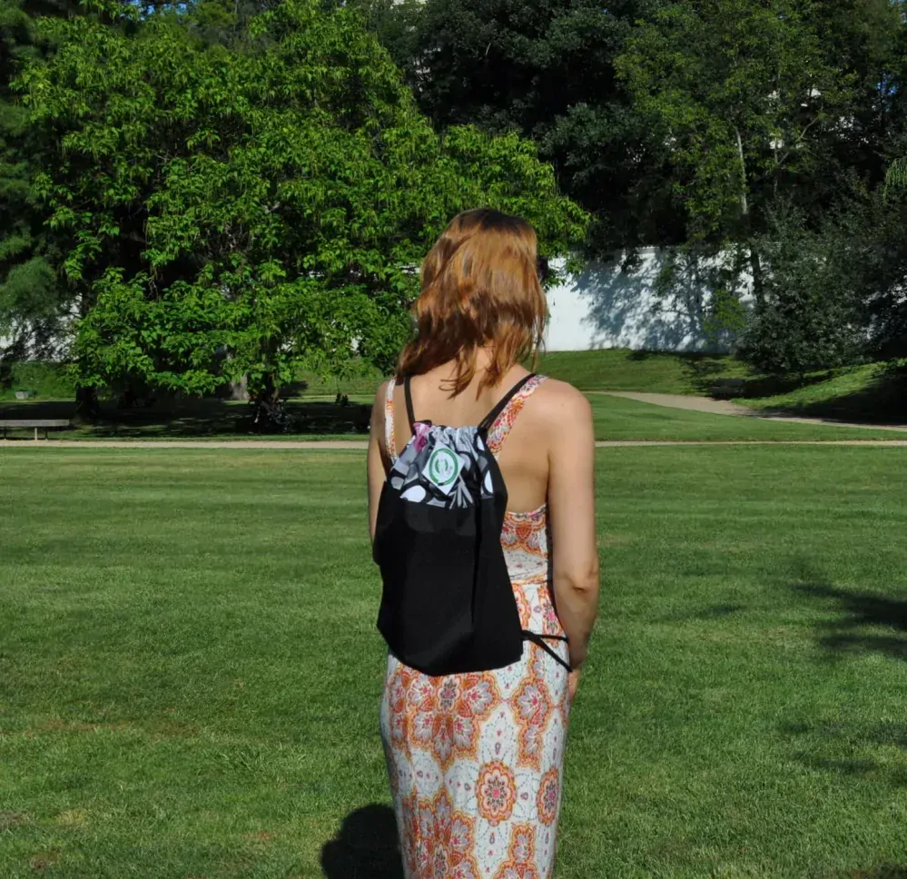 CEDR Batoh stahovací 22 l pevný barevný 