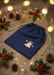 CEDR Sáček látkový 30x38cm s vánočním motivem