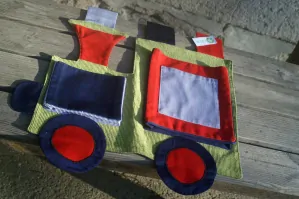 CEDR Kapsář 47x48cm lokomotiva