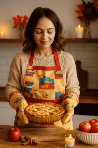 CEDR Kuchyňská sada (zástěra, 2 chňapky)