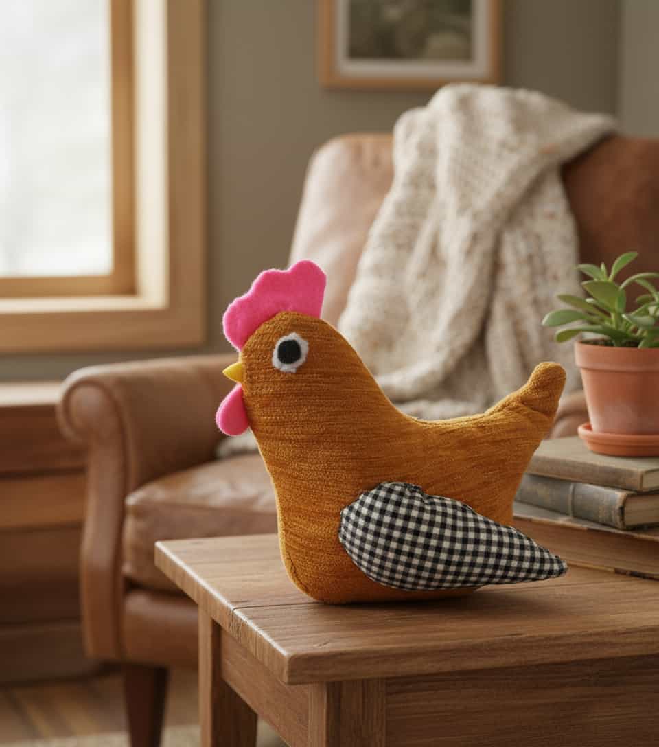 CEDR Slepička textilní 17x17cm