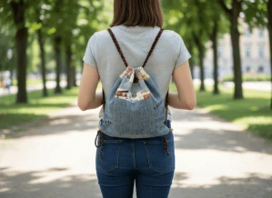 CEDR Batůžek z džínoviny malý 8 l