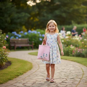 CEDR Dětská nákupní taška Srdíčka