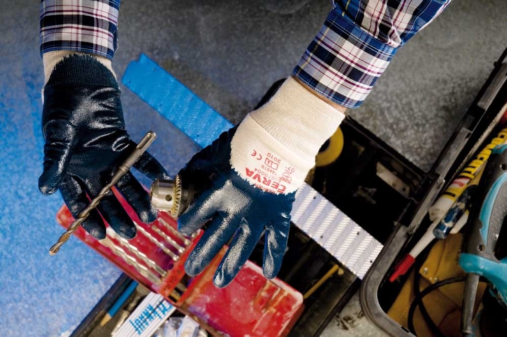 Rukavice Červa HARRIER bavlna/nitril