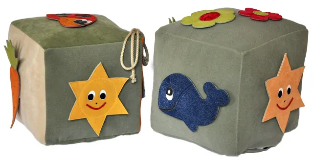 CEDR Kostka motorická s motivy - 22x22x22cm