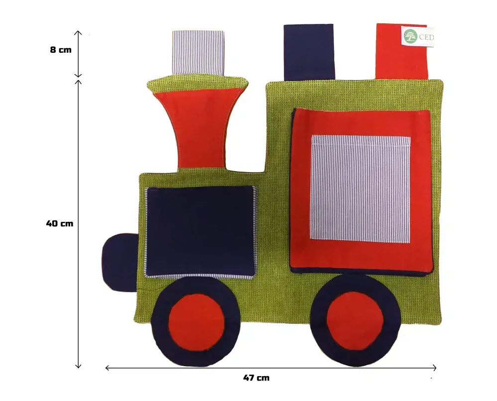 CEDR Kapsář 47x48cm lokomotiva
