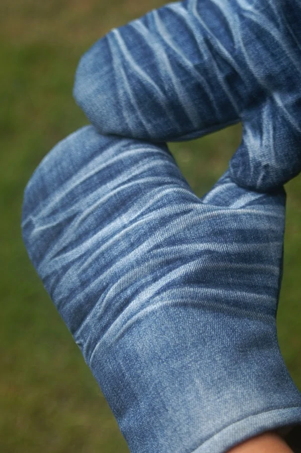 CEDR Sada chňapek s riflovinou STRIPES 29 cm