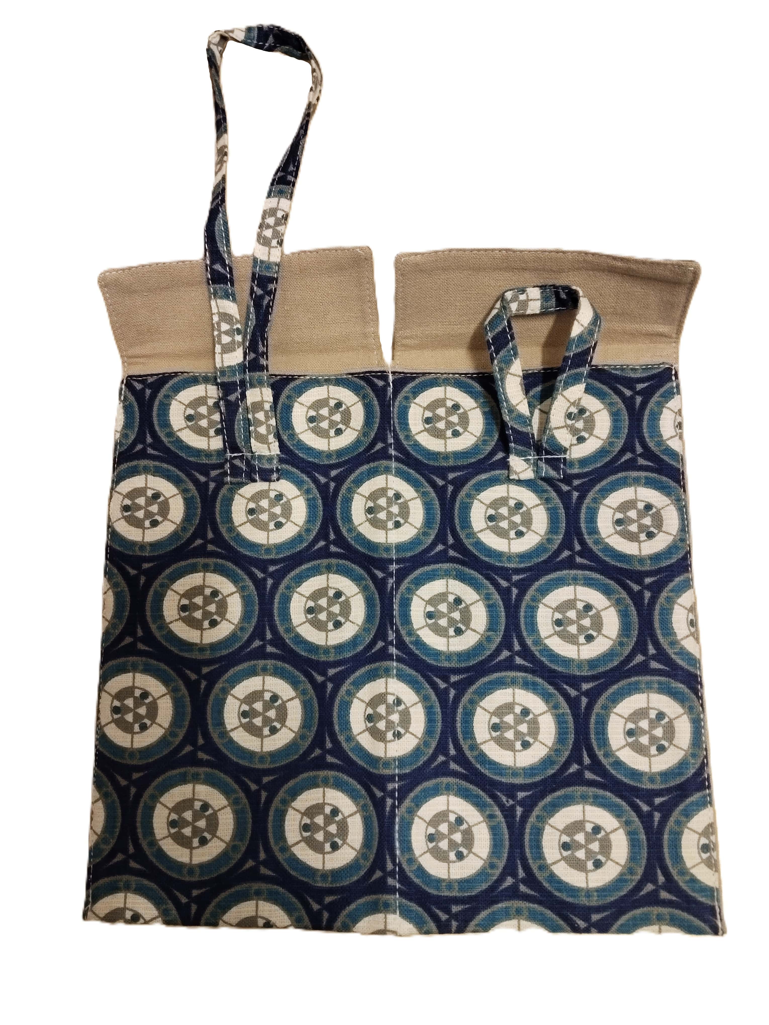 CEDR Univerzální riflová kapsa – praktický obal pro každý den, motiv kruhy