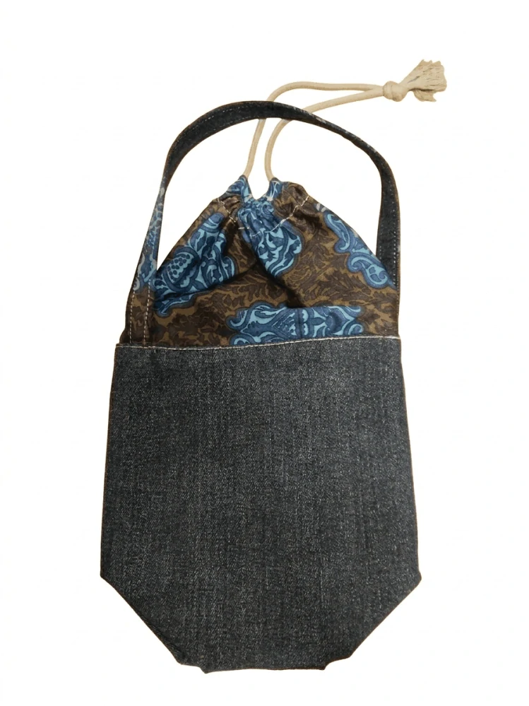 CEDR Džínový vak s uchem „Denim Orient“