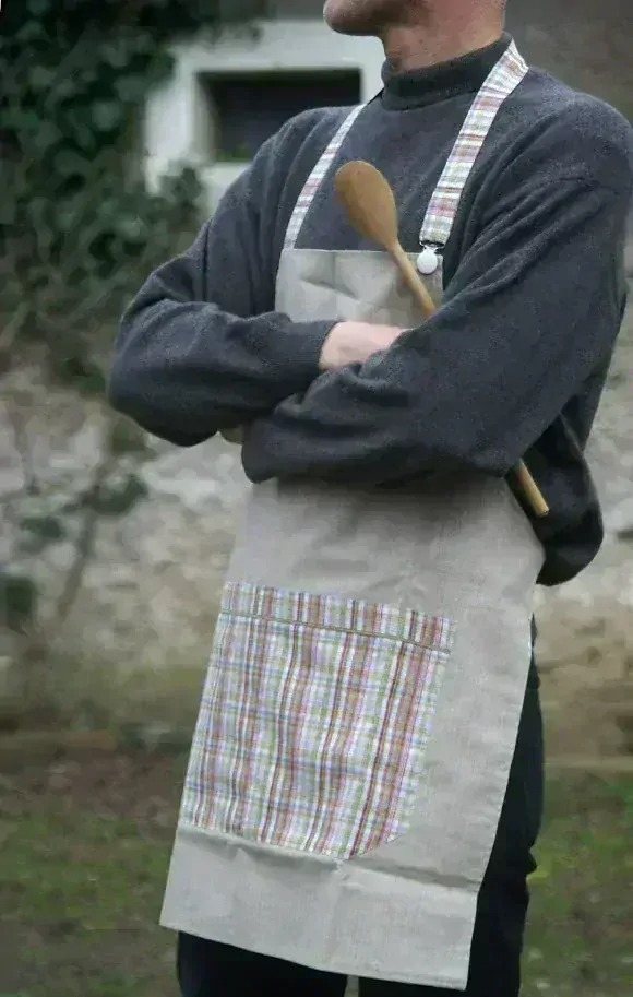 CEDR Zástěra bavlněná barevná