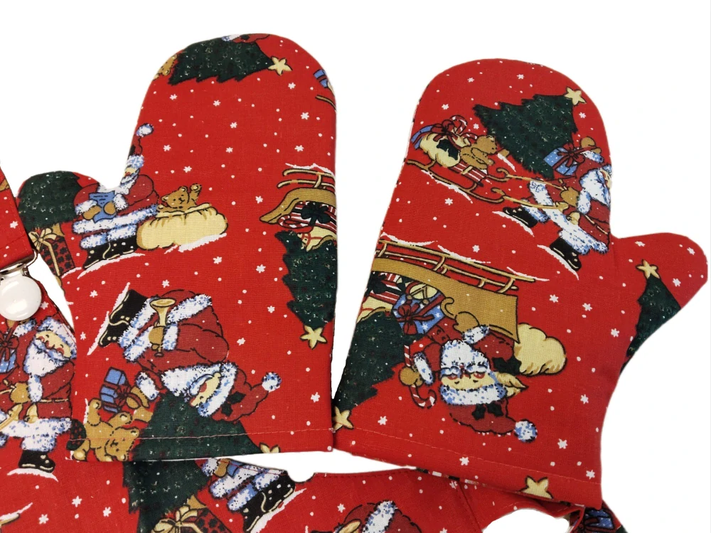 CEDR Kuchyňská sada dětská (zástěrka + 2 chňapky + čepice)