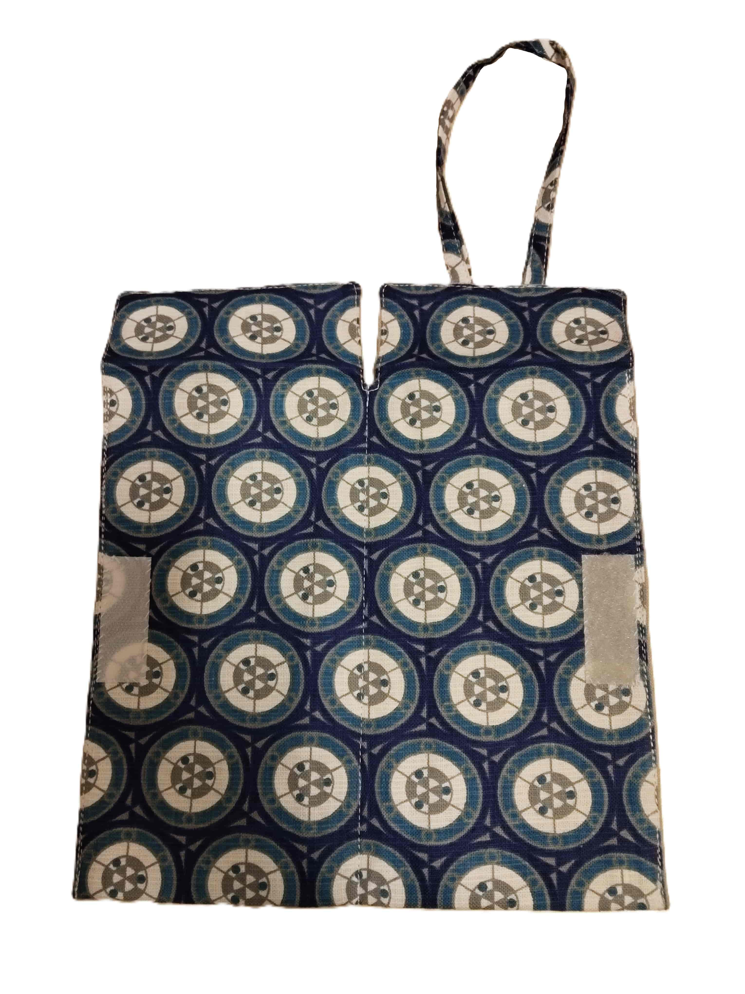 CEDR Univerzální riflová kapsa – praktický obal pro každý den, motiv kruhy