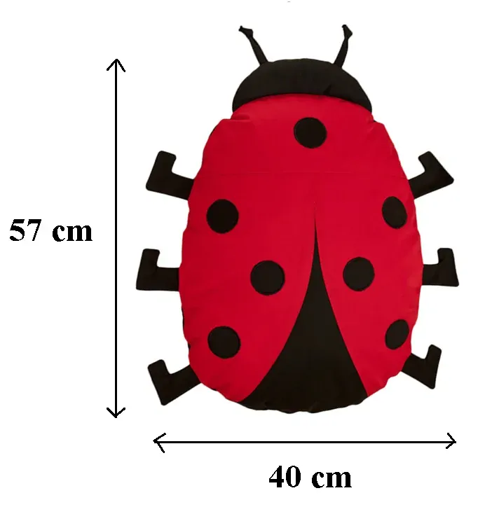 CEDR Polštář beruška 57x40cm