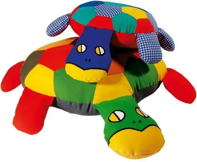 CEDR Sedák želva střední modrá 55x43cm