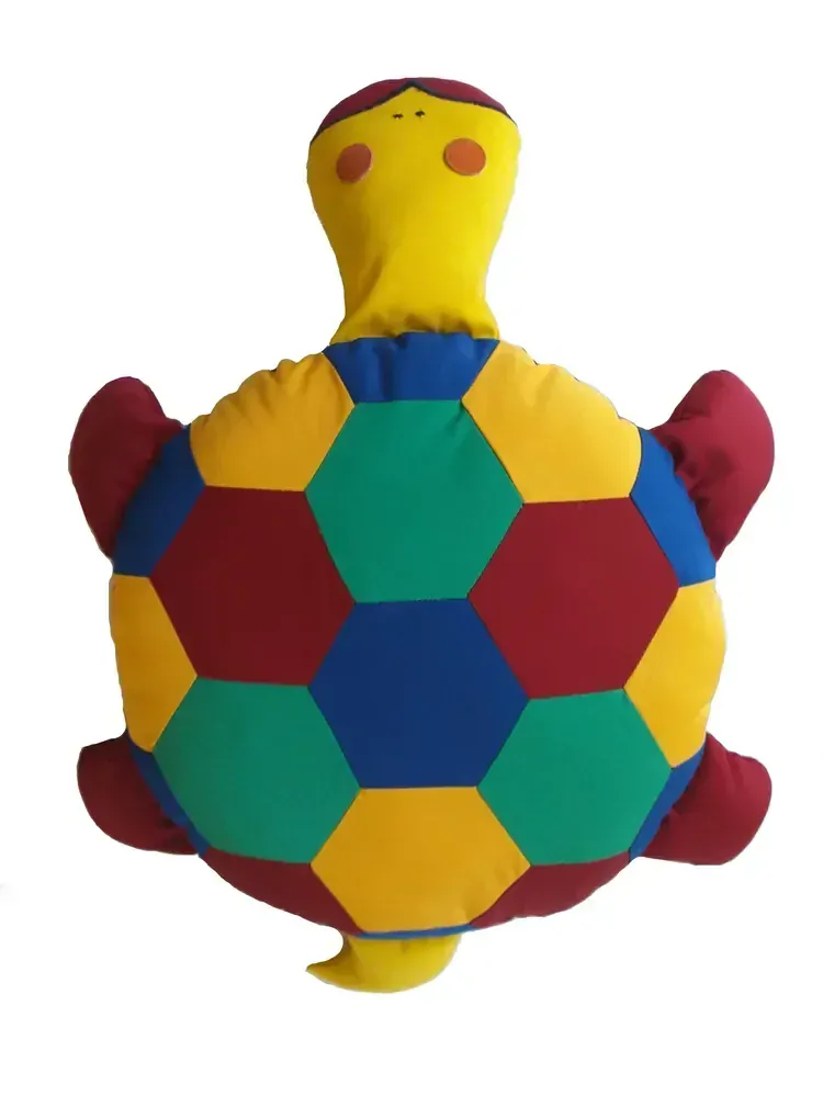 CEDR Sedák želva střední modrá 55x43cm