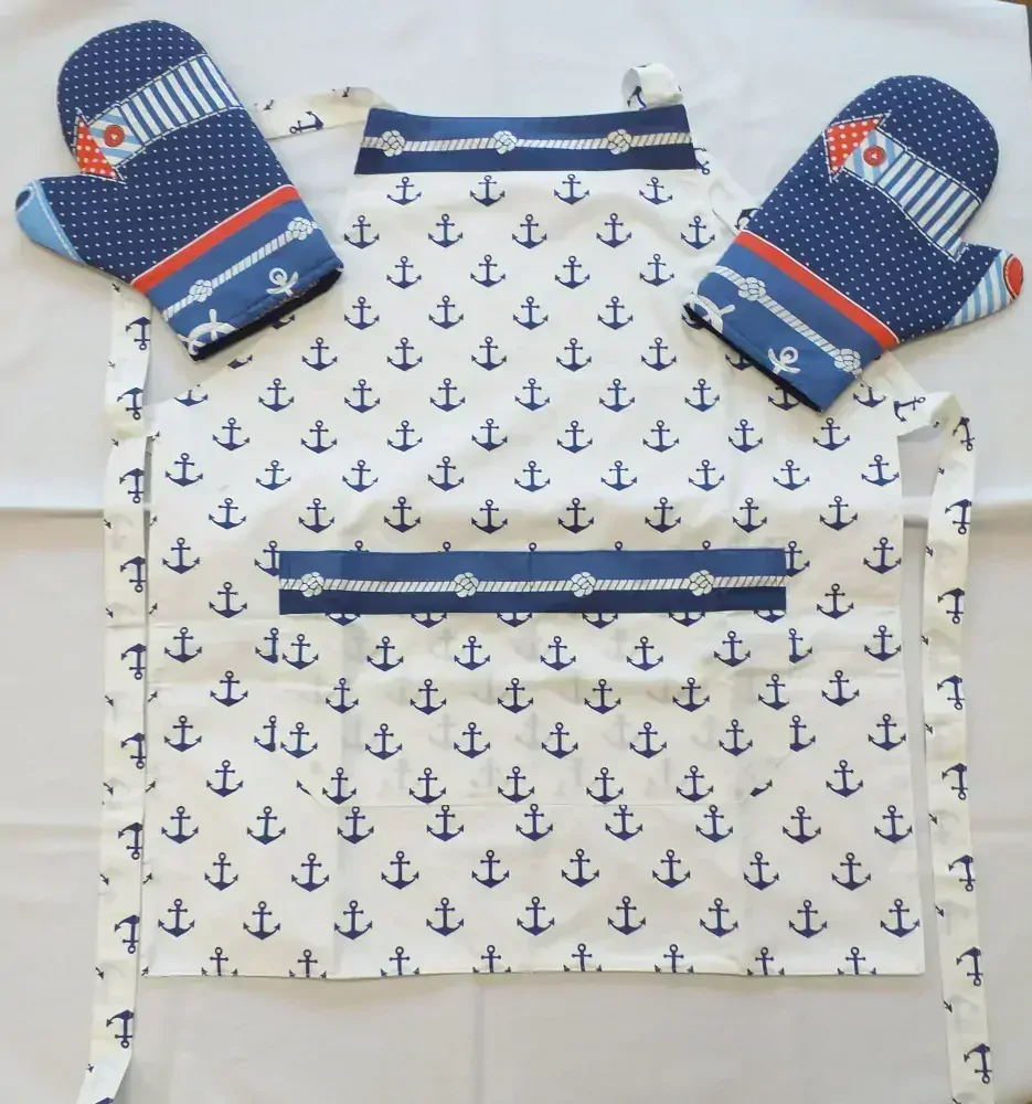 CEDR Kuchyňská sada (zástěra, 2 chňapky)