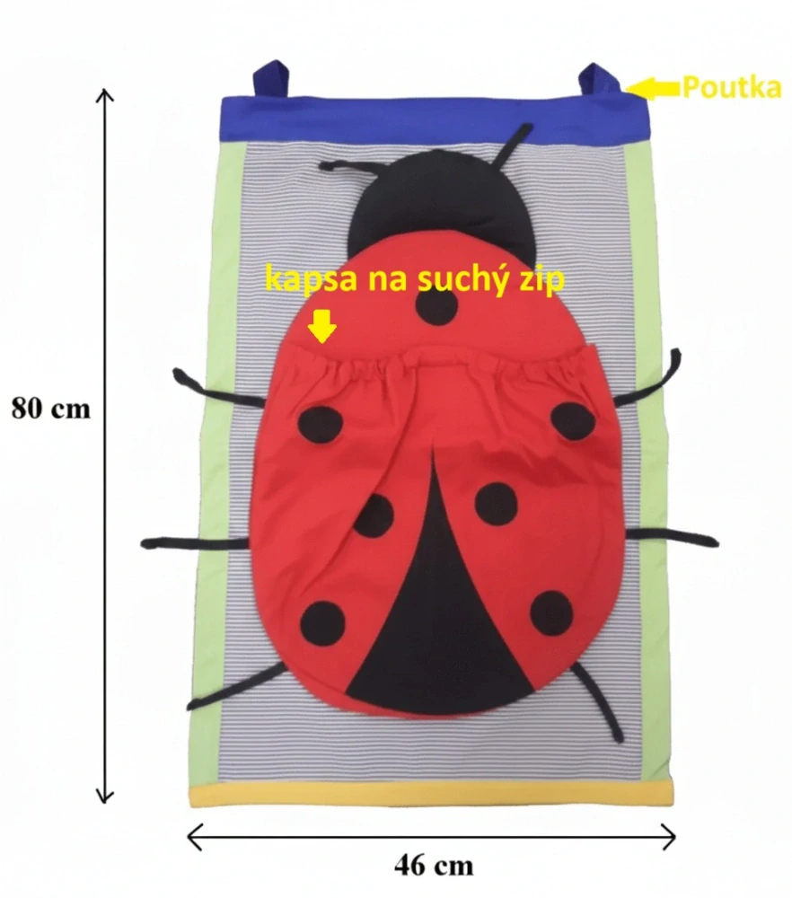 CEDR Kapsář beruška 80x46cm