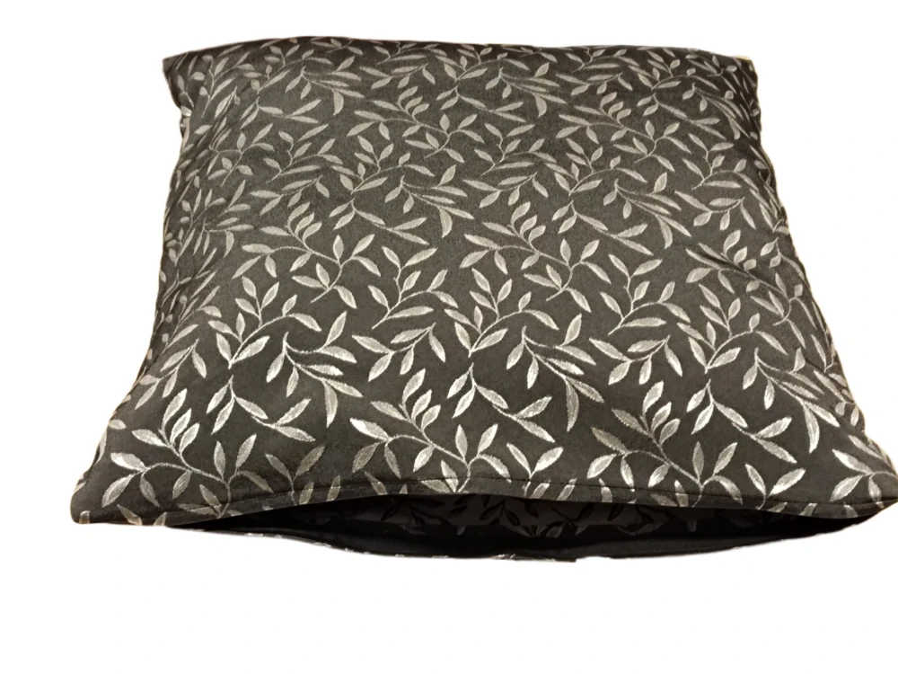CEDR Polštář stříbrný tmavý 43 x 43 cm