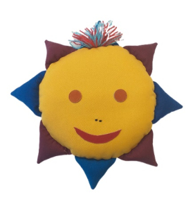 CEDR Sedák sluníčko 33x33cm