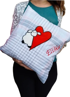 CEDR Polštářek s ovečkou 37x37 cm