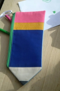 CEDR Penál látkový 28 x 11 cm vícebarevný