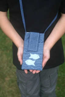 CEDR Taštička na mobil - rybky