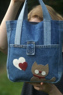 CEDR Taška dětská s kapsami 30 x 30 cm