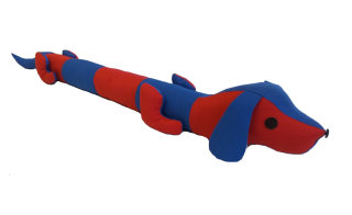 CEDR Jezevčík 130 cm červeno-modrý